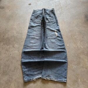 Baggy Wide Leg Maxx Denim Southpole Styl Y2K Distressed Vintage Jeans 40x32